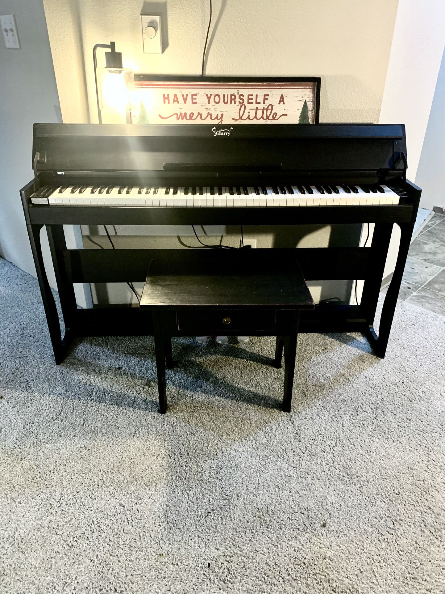 Digital Upright Electric Piano - Glarry Brand