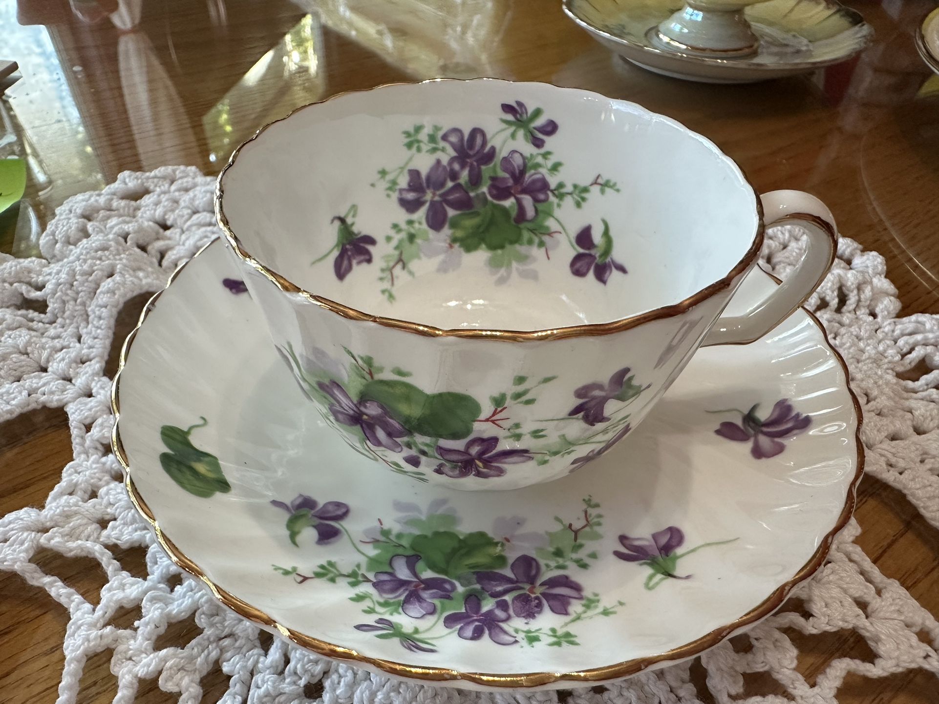 Cup And Saucer Made By Adderly In England Find Bone China