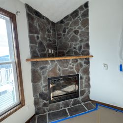 Large Mendota Gas Fireplace 