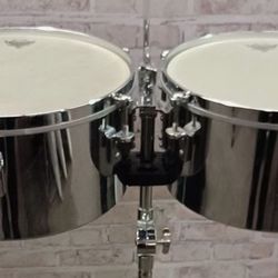 Remo Timbales with Stand”NEW” Made In USA