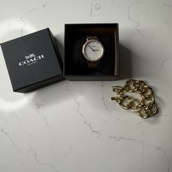 Coach Audrey Watch And Coach Bracelet 