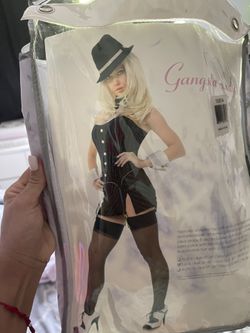 Costume , Halloween Costume , Disfraz De Mujer , Women Halloween Costume Gánster
