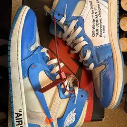Off White Air Jordan 1 UNC 10.5 