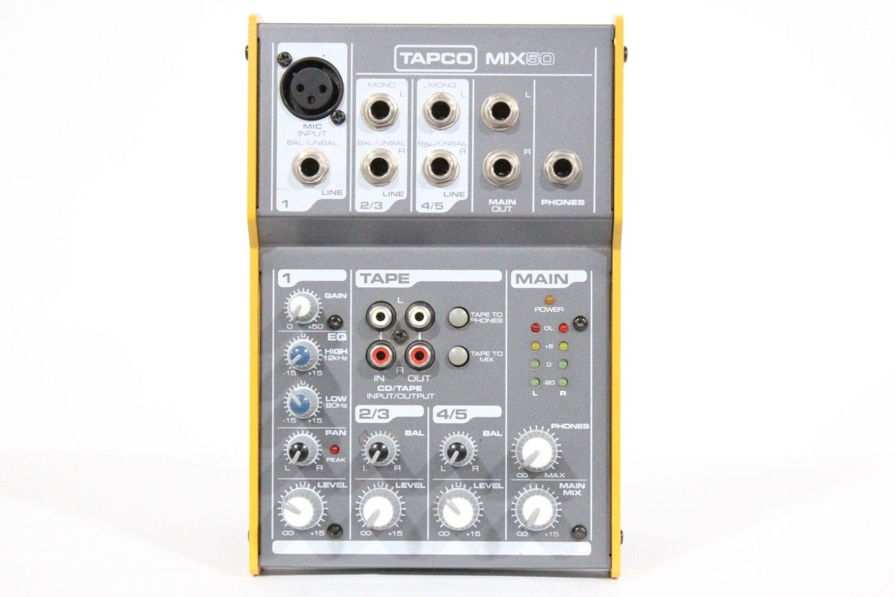 Tapco Mix50   (Portable Audio Mixer)