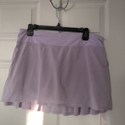 Lulu Lemon Lavender Skirt 8-10 