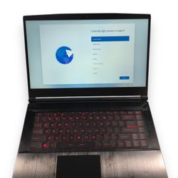 MSI Laptop Gf63