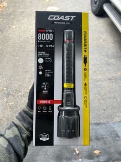 Coast XP40R Professional Series Rechargeable Flashlight, High beam flashlight