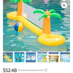 Kids Toys Bubble Machine And  Small Inflatable Volleyball Net 