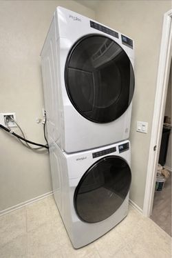 New washer and dryer