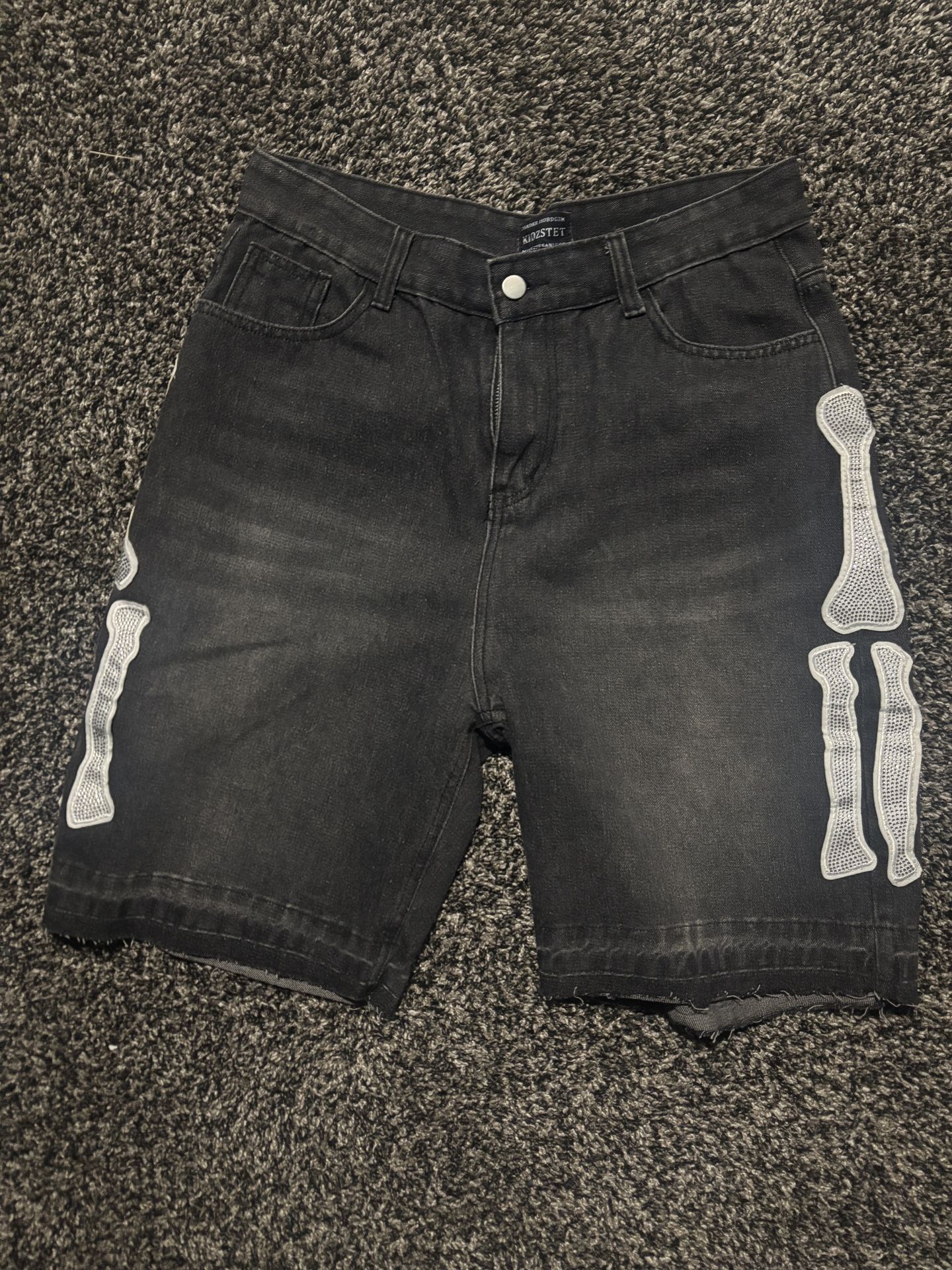 Skelton Jean Shorts (gray)