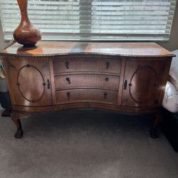 Wood Console Table 
