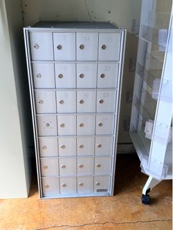Florence 27-Door Commercial Mailbox Unit – Barely Used