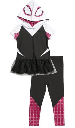 Spider-Gwen Kids Costume Two-Piece Set