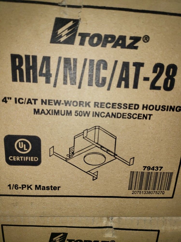 4" Recessed Lights Can - New Construction By TOPAZ