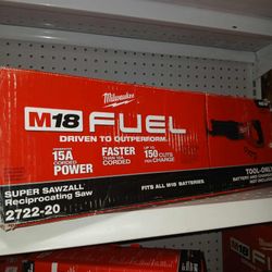 Milwaukee New Super Saw Zall 18M Fuel 