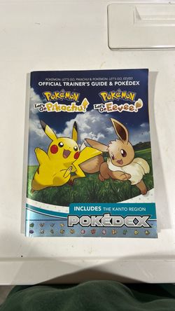 Pokemon let’s go Pikachu let’s go Eevee guidebook