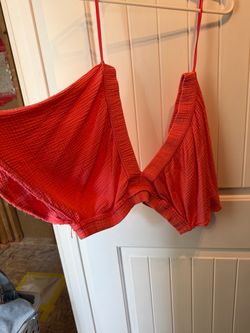 Coral Textured Top