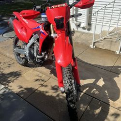 Motorcycle.  Honda CRF 450 RL; 2021