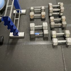 Dumbbells - Hex - Cast Iron