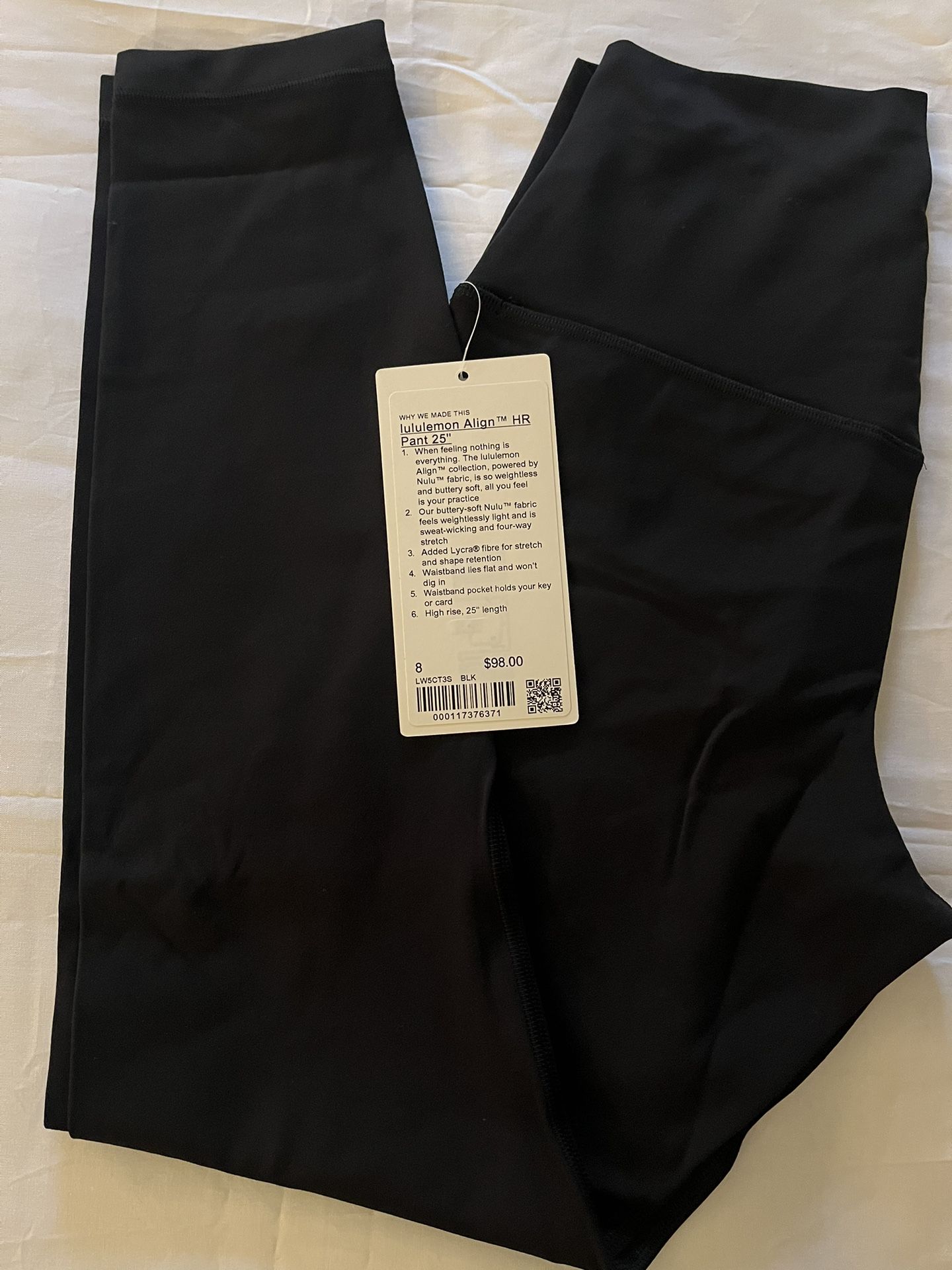 BRAND NEW Lululemon Align HR Pant 25” Size 8