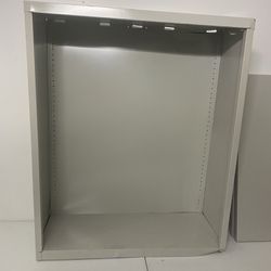 Metal 2 Shelves adjustable Cabinet