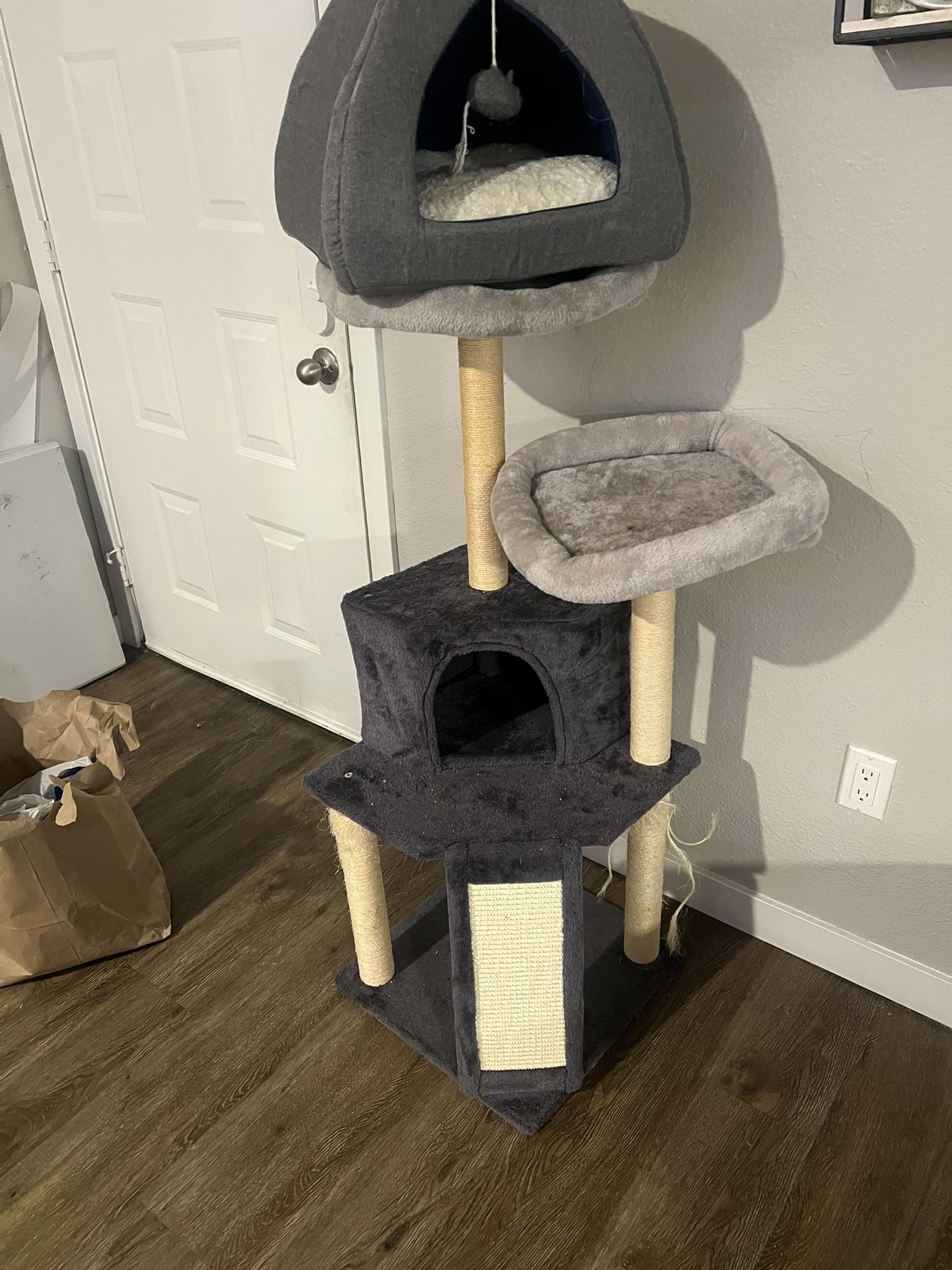 Cat Tower And Bed