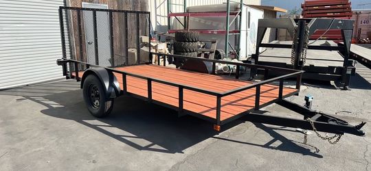 Utility 8.5X12X1 SINGLE AXLE