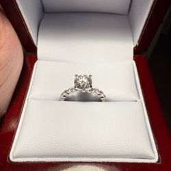 💎 1.20 CT Natural Diamond Ring – E Color – SI2 – Excellent Polish/Symmetry