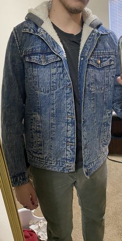 Mens Medium Outdoor Jean Jacket
