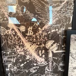 Joseph Klibansky framed canvas print 21”x17”