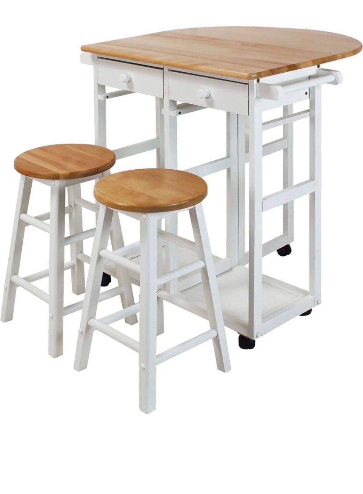 Small Kitchen Cart With Stools