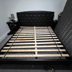 King Bed Frame/ Headboard 