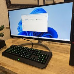 Computer I5 8400, 8GB Ddr4, 128ssd, 1TB Hdd, Win 11, Ultrawide Screen Monitor