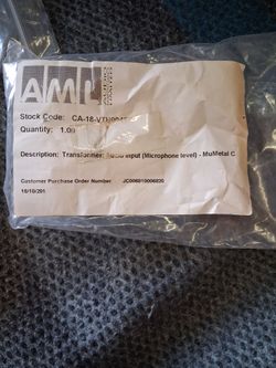 AML Transformers - Pro Audio