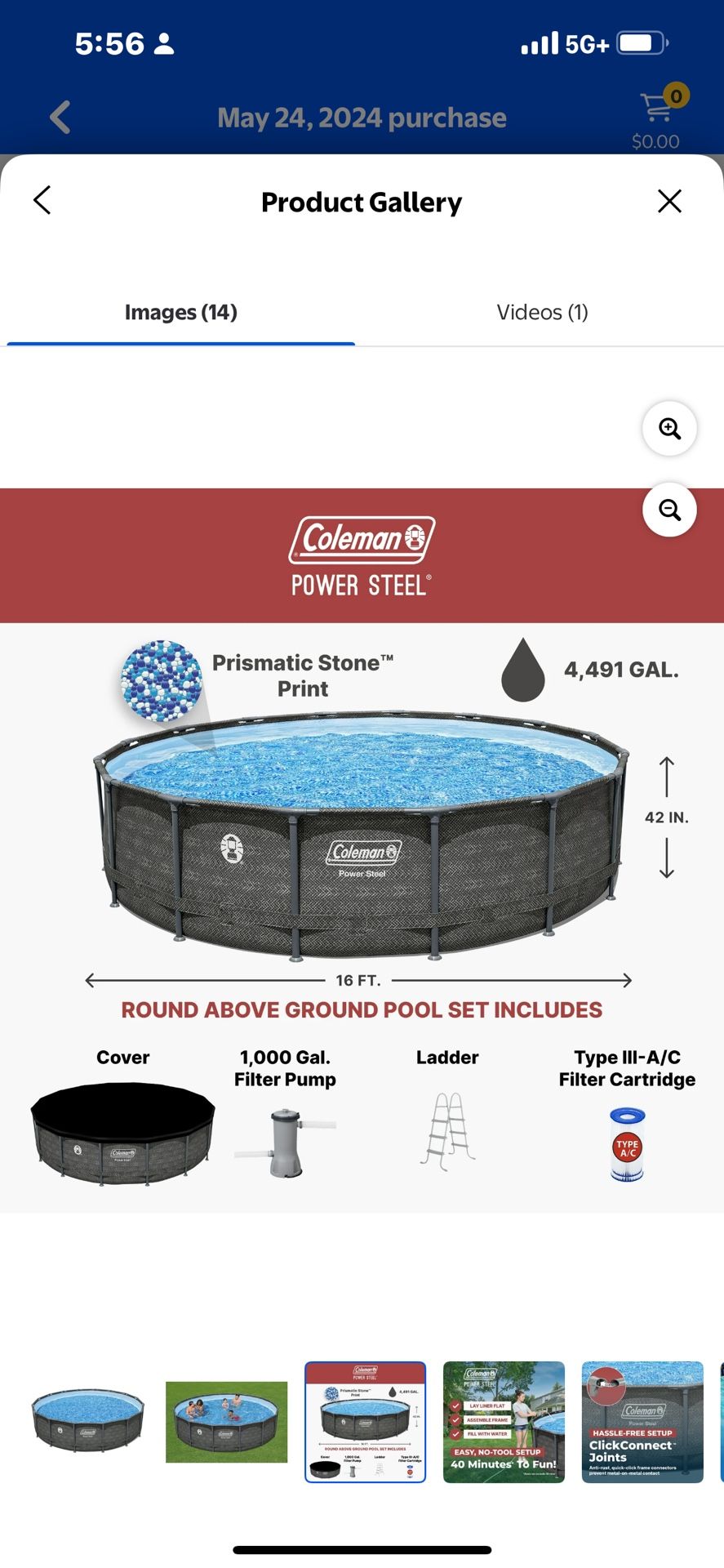 16 X 12 Above Ground Pool