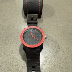 Diesel DZ1457 Men’s Watch – Black & Red Accent