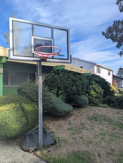 Lifetime Basketball Hoop with Adjustable Stand - Free