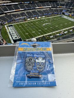 Raiders Vs Chargers 11/30/25 Game Pin
