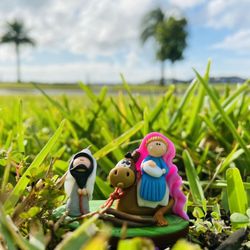 Mini Nativity set , made by hand 🤚🏼 / Mini nacimientos hechos a mano!