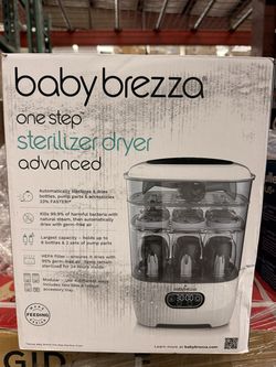 Baby Brezza Sterilizer And Dryer Advanced, 8 Bottles, New, Damaged Box