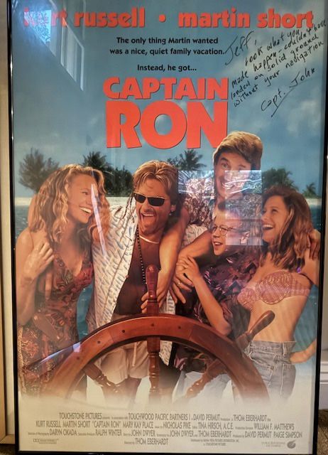 Signed! Captain Ron with Kurt Russell & Martin Short Movie Poster (1982)