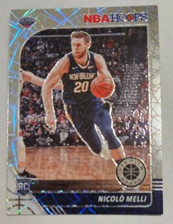 2019-20 NBA Hoops Premium Stock Prizms Laser RC Nicolo Melli Rookie Prizm