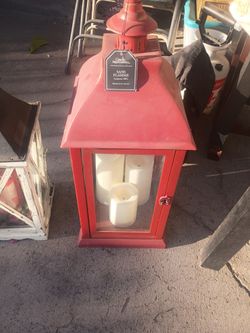 LED candle impressions lantern