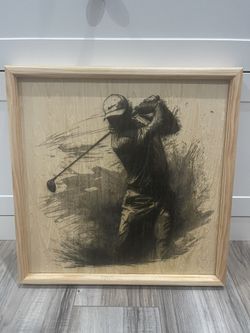 Golfer Art 