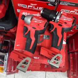 Milwaukee M18 Brushless Hammer Drill And Impact