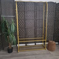 Metal Clothes & Shoe Rack