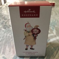 Hallmark Toymaker Santa 25th Anniversary Edition Christmas Ornament - 2024, NIB