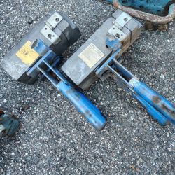 ​Pair of Erico Cadweld Grounding Molds with Handles (4/0 Wire)
