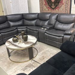 🎁3PC Reclining Sectional 🔥
