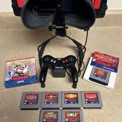 Nintendo Virtual Boy with Games and Console